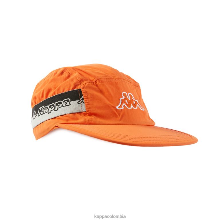 Kappa unisexo gorra dream con cinta del logo naranja B8N4D322