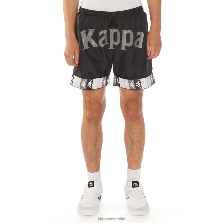 Kappa hombres Bañador 222 banda eddie azabache negro B8N4D236
