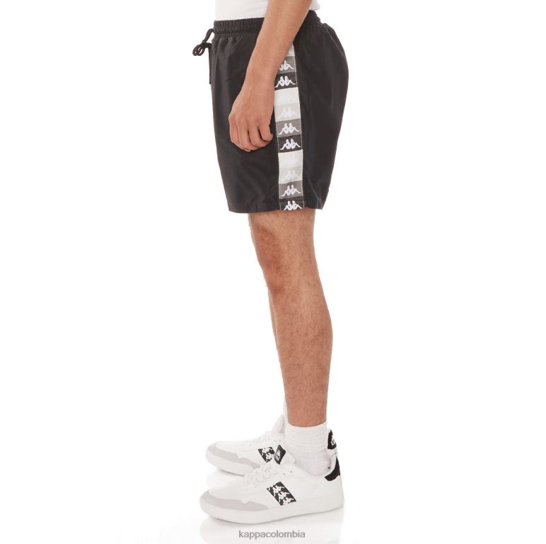 Kappa hombres auténticos bañadores Grant azabache negro B8N4D226