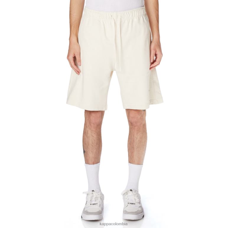 Kappa hombres bata giovani karraway pantalones cortos crema B8N4D272