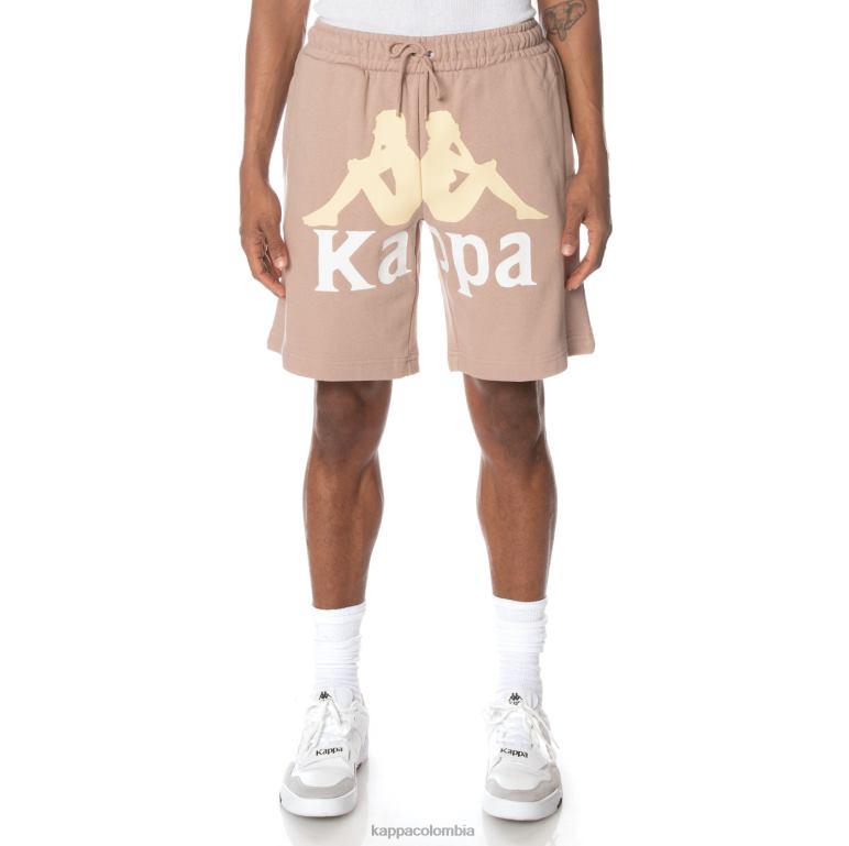 Kappa hombres pantalones cortos anjuan autenticos beige B8N4D252