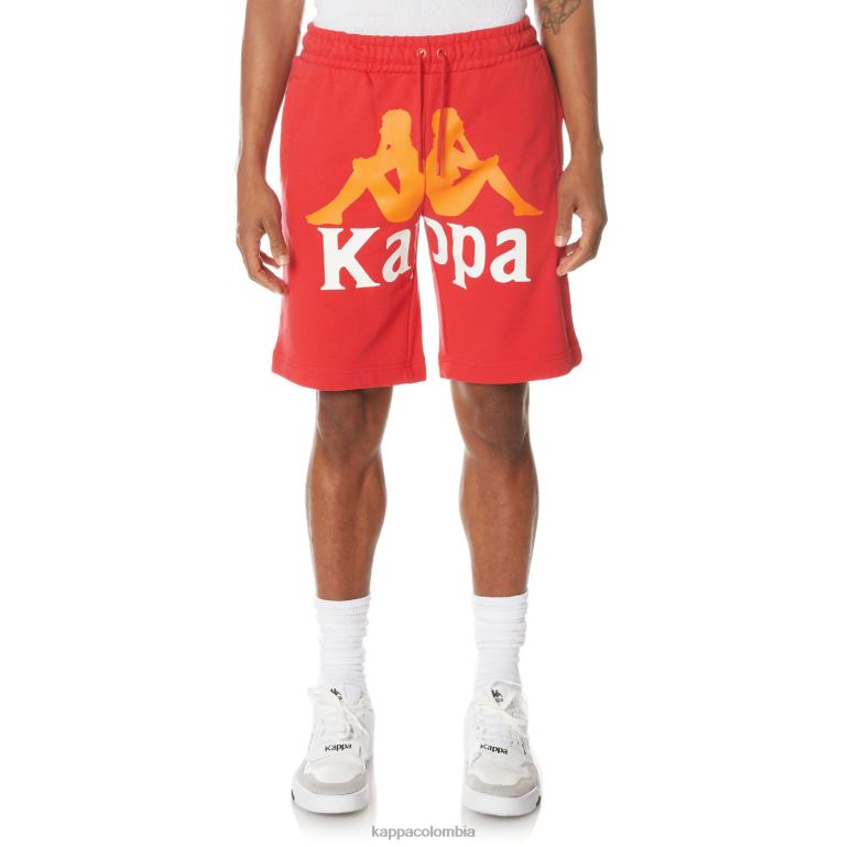 Kappa hombres pantalones cortos anjuan autenticos rojo B8N4D242