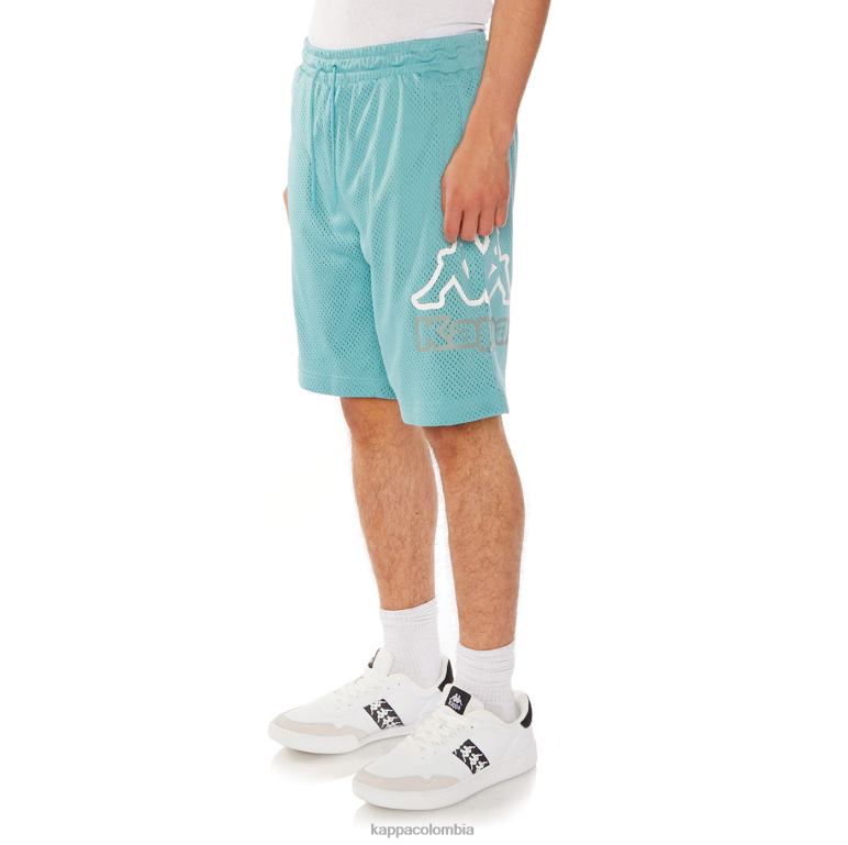 Kappa hombres shorts con logo y venado sabio B8N4D222