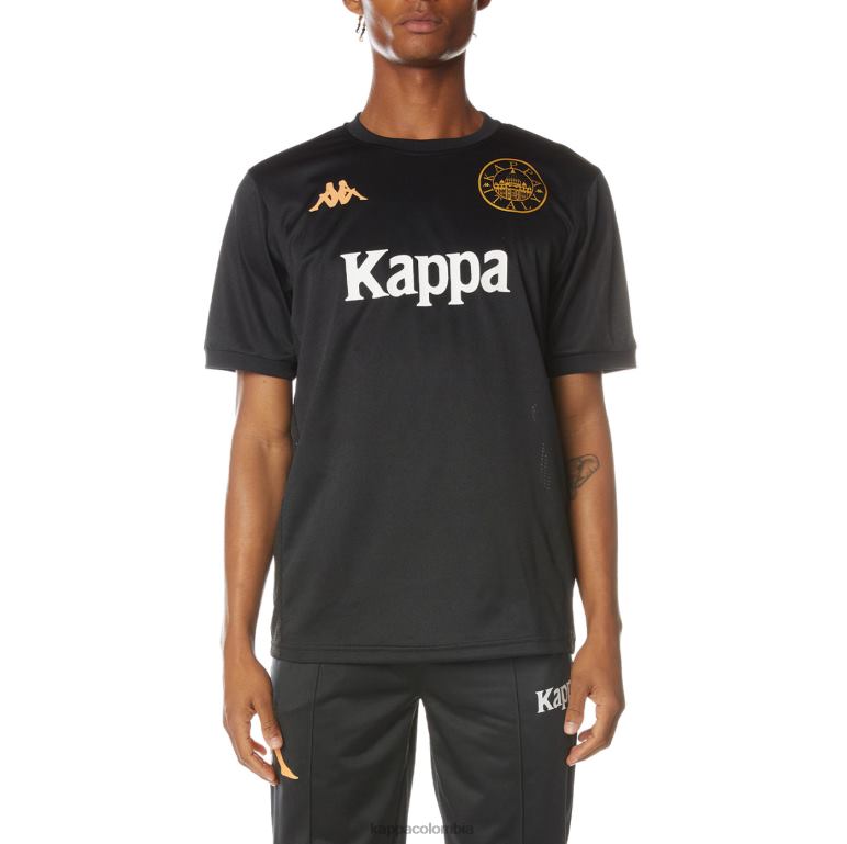 Kappa hombres auténtica camiseta de arnold negro azabache B8N4D213