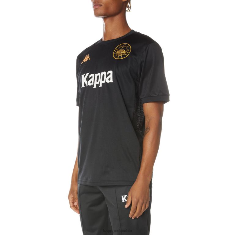 Kappa hombres auténtica camiseta de arnold negro azabache B8N4D213