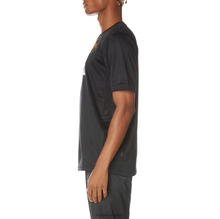 Kappa hombres auténtica camiseta de arnold negro azabache B8N4D213