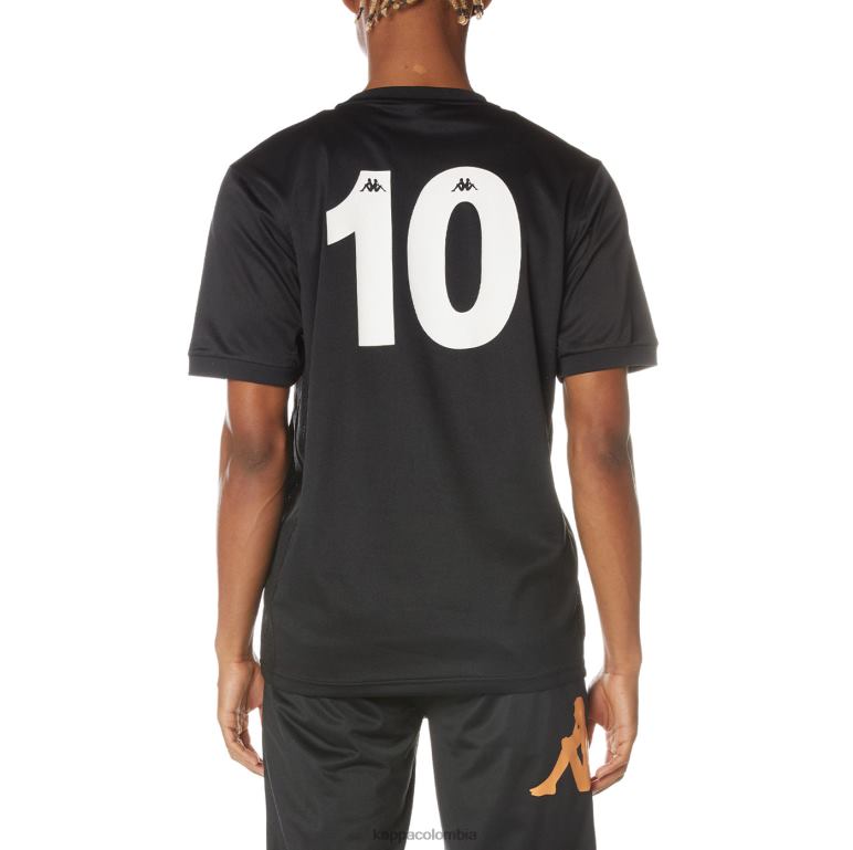 Kappa hombres auténtica camiseta de arnold negro azabache B8N4D213
