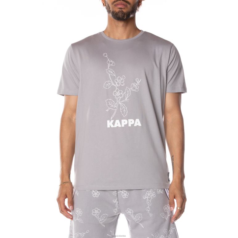 Kappa hombres auténtica camiseta de vitriolo japonés gris B8N4D173