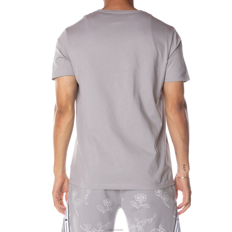 Kappa hombres auténtica camiseta de vitriolo japonés gris B8N4D173