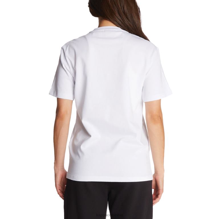 Kappa hombres bata giovani darphis camiseta blanco B8N4D201
