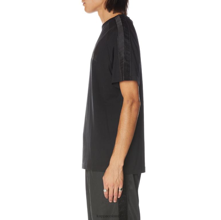 Kappa hombres camiseta 222 banda balima azabache negro B8N4D184