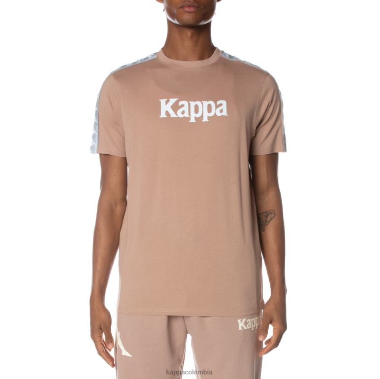 Kappa hombres camiseta 222 banda dabst beige B8N4D155