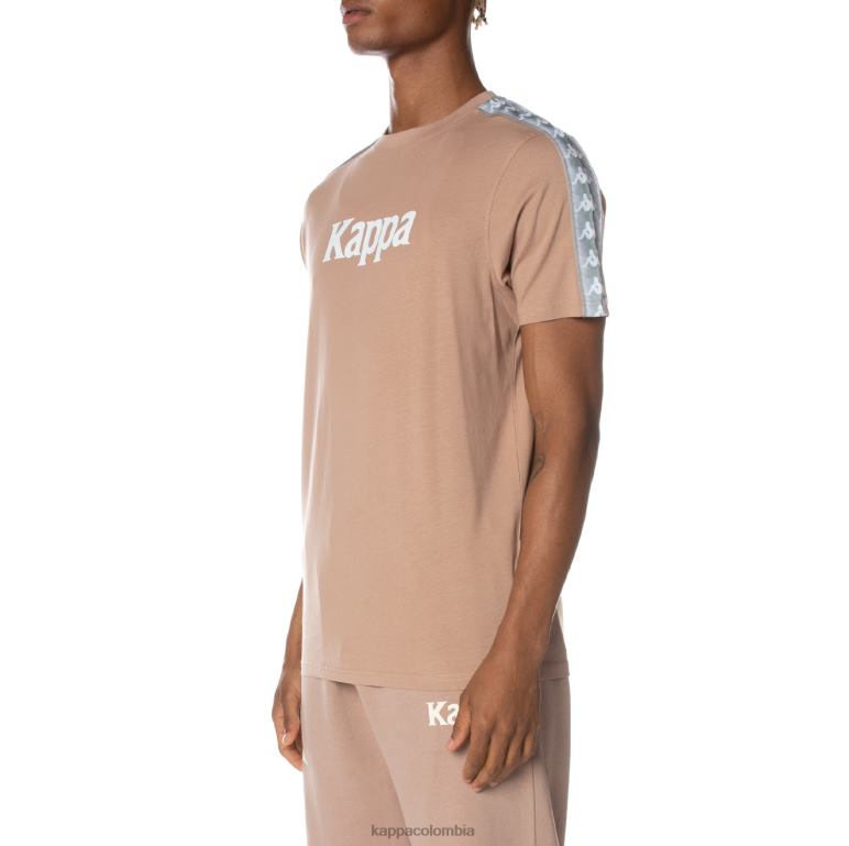 Kappa hombres camiseta 222 banda dabst beige B8N4D155