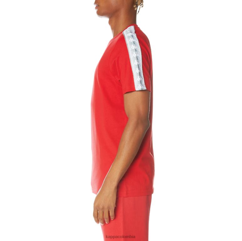 Kappa hombres camiseta 222 banda dabst rojo B8N4D141