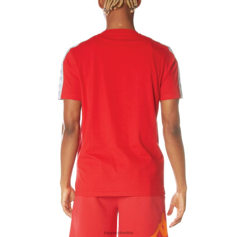 Kappa hombres camiseta 222 banda dabst rojo B8N4D141