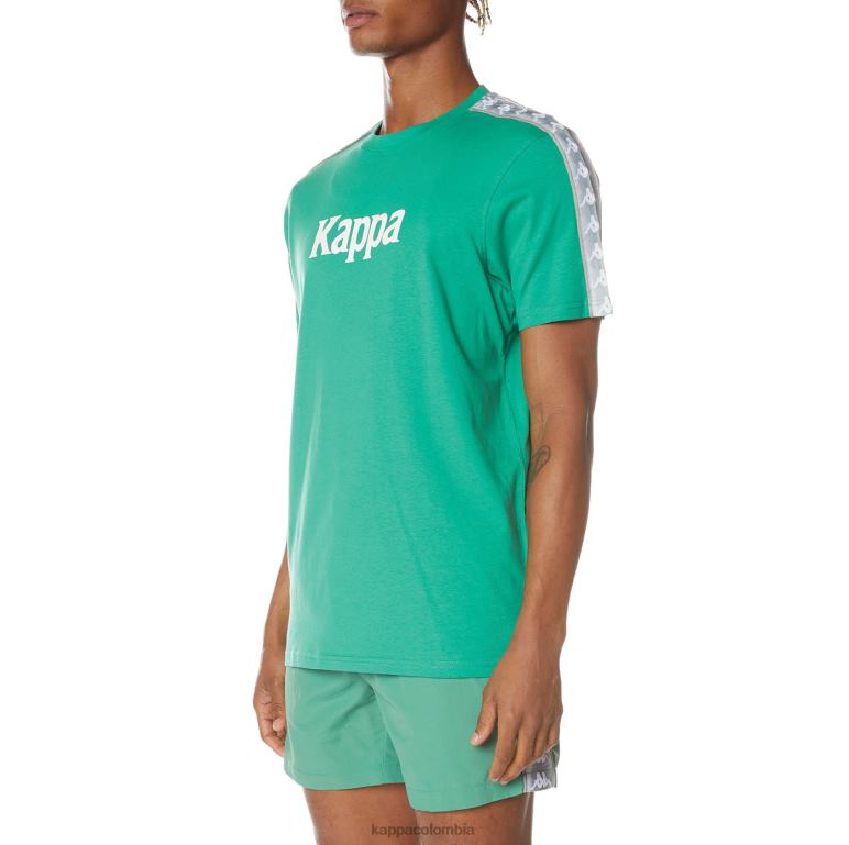 Kappa hombres camiseta 222 banda dabst verde B8N4D146