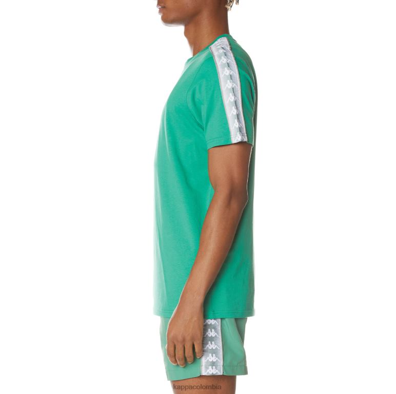 Kappa hombres camiseta 222 banda dabst verde B8N4D146