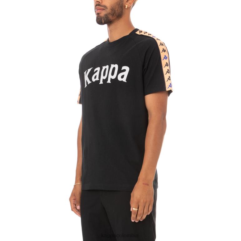 Kappa hombres camiseta 222 banda deto negro B8N4D183