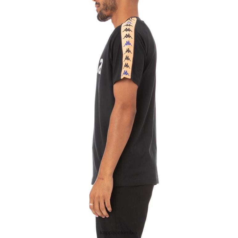 Kappa hombres camiseta 222 banda deto negro B8N4D183