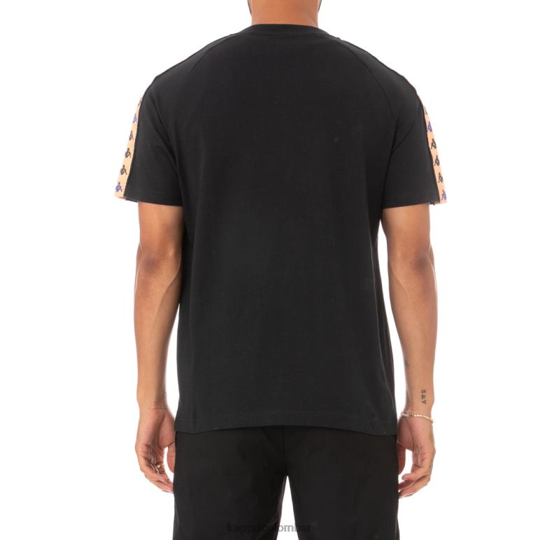 Kappa hombres camiseta 222 banda deto negro B8N4D183