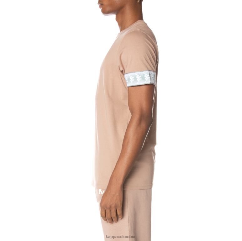 Kappa hombres camiseta 222 banda torby beige B8N4D154