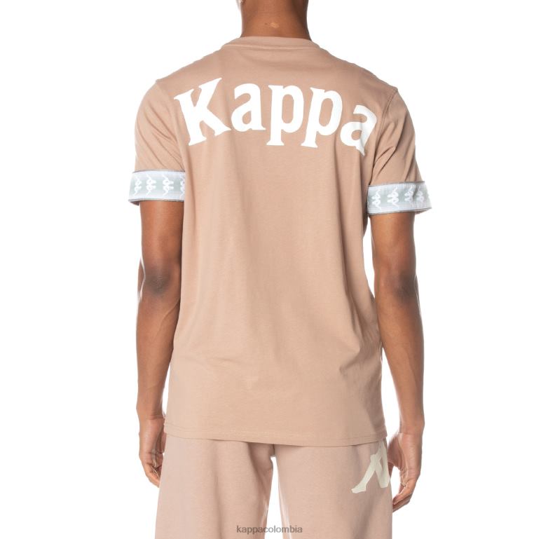 Kappa hombres camiseta 222 banda torby beige B8N4D154