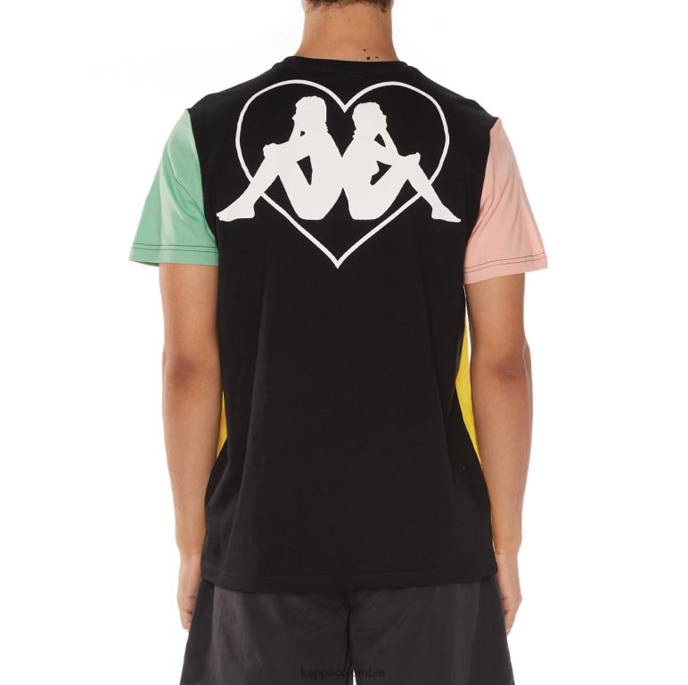 Kappa hombres camiseta auténtica de zabrze azabache negro B8N4D103
