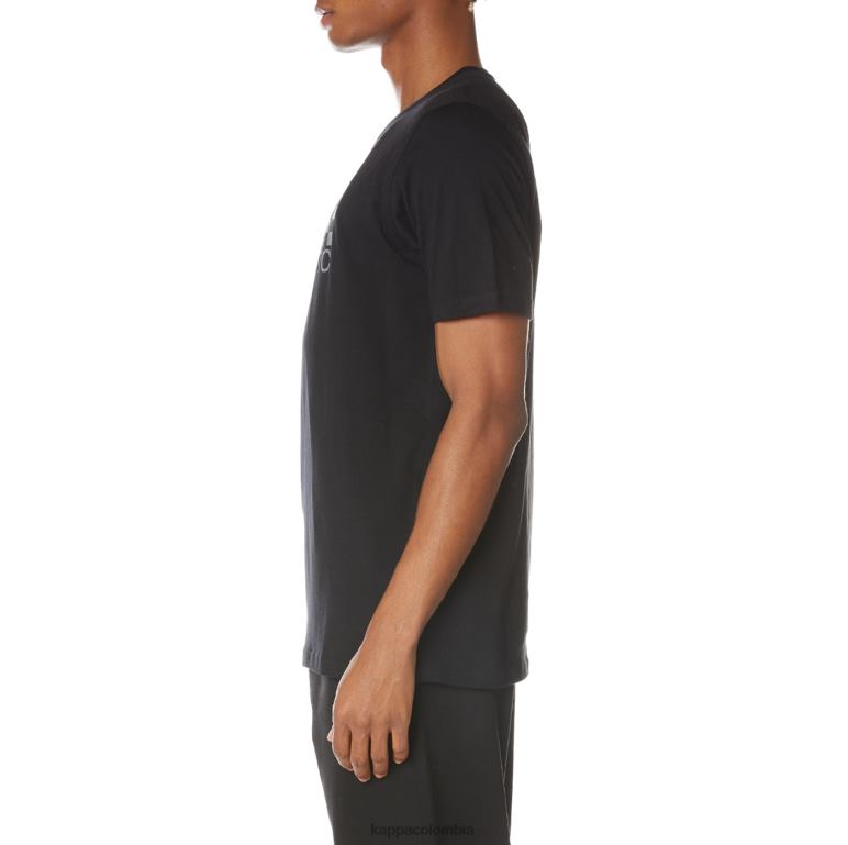 Kappa hombres camiseta autentica del rio azabache negro B8N4D133