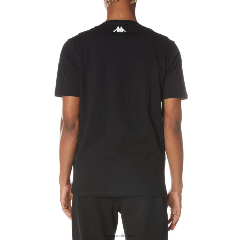 Kappa hombres camiseta autentica del rio azabache negro B8N4D133