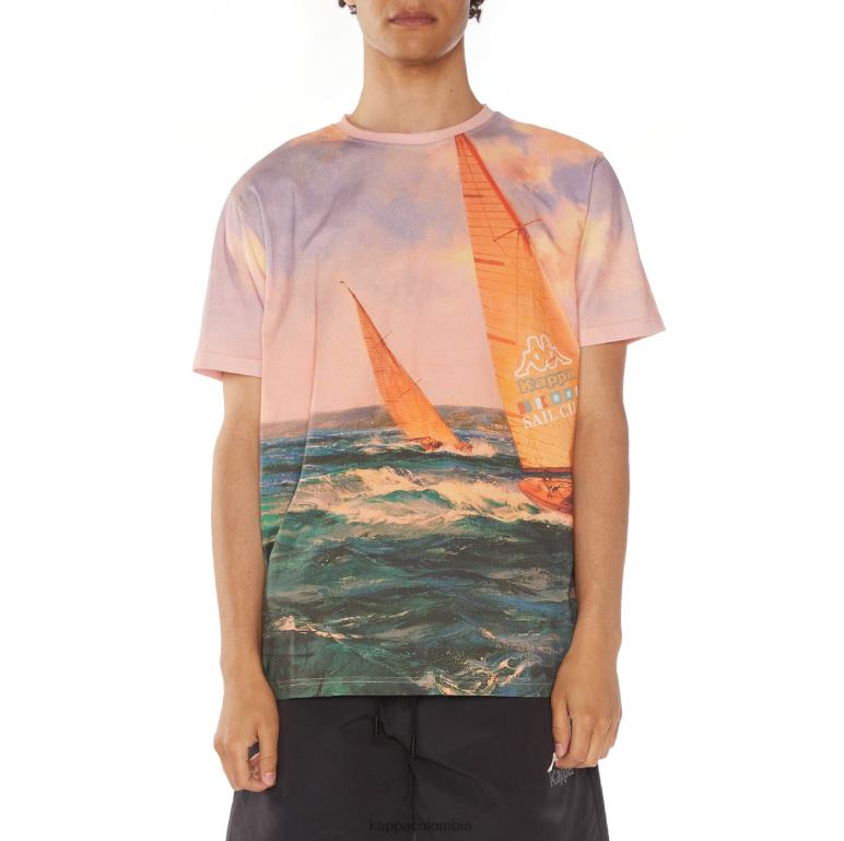 Kappa hombres camiseta carter beige B8N4D117