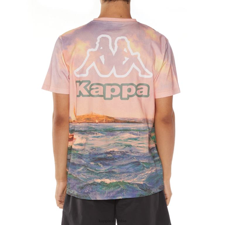 Kappa hombres camiseta carter beige B8N4D117