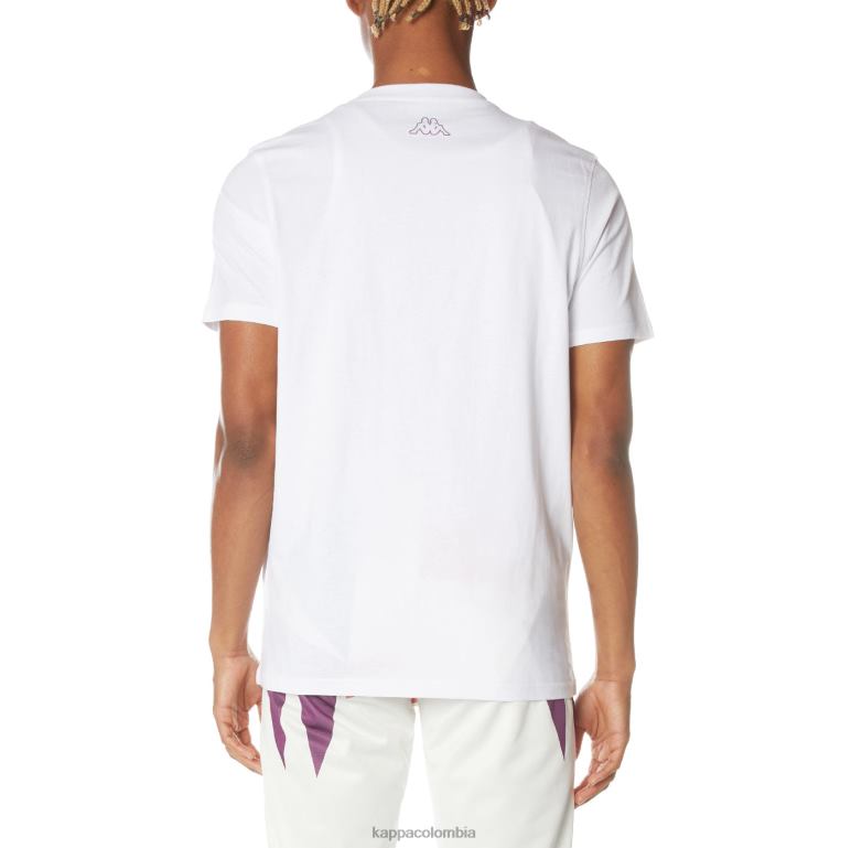 Kappa hombres camiseta con logo blanco B8N4D169