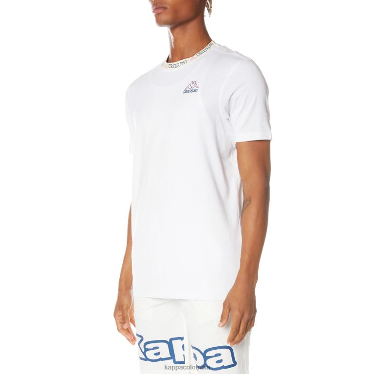 Kappa hombres camiseta con logo blanco B8N4D205