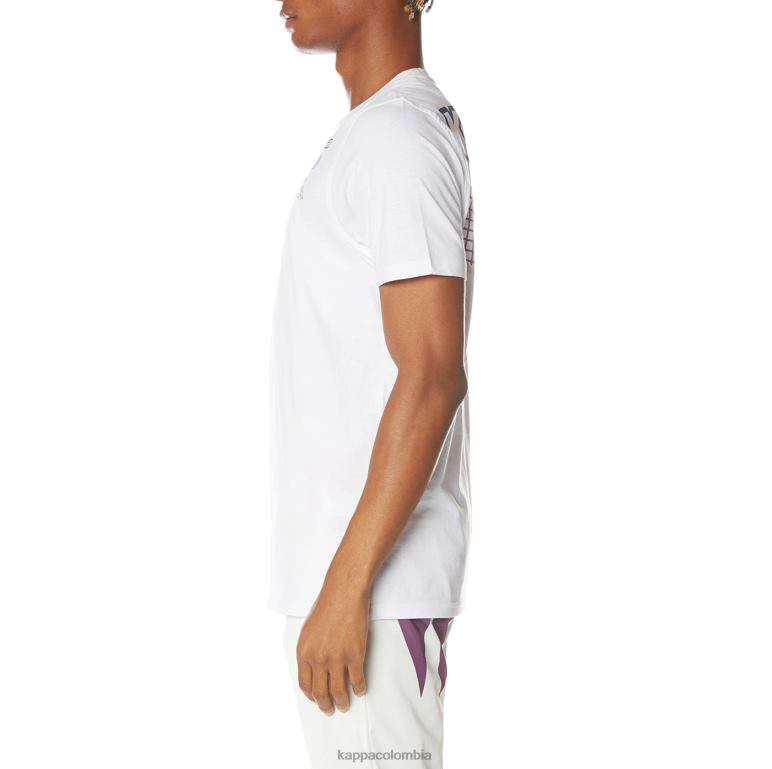 Kappa hombres camiseta con logo de mari blanco B8N4D170