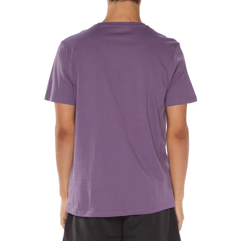 Kappa hombres camiseta con logo de ostesso Violeta B8N4D122