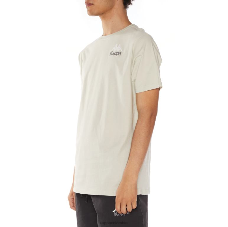 Kappa hombres camiseta de auténticos capaces gris B8N4D126