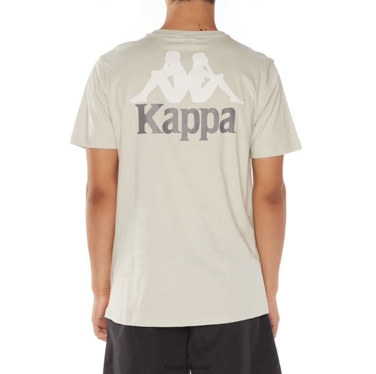 Kappa hombres camiseta de auténticos capaces gris B8N4D126