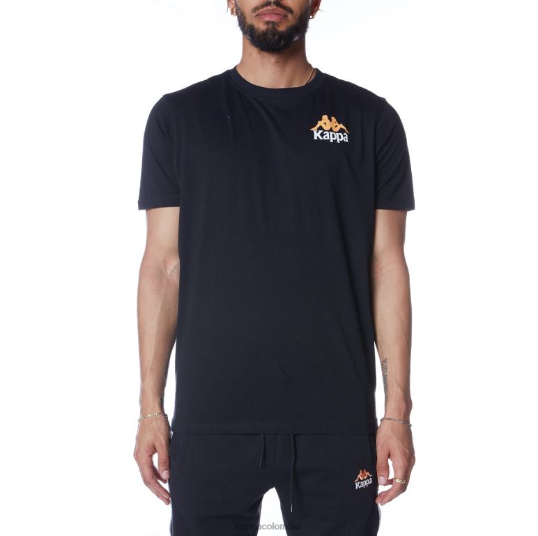 Kappa hombres camiseta de auténticos capaces negro azabache B8N4D165