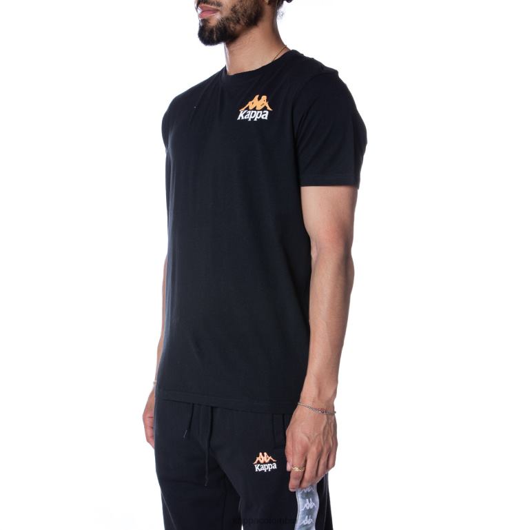 Kappa hombres camiseta de auténticos capaces negro azabache B8N4D165