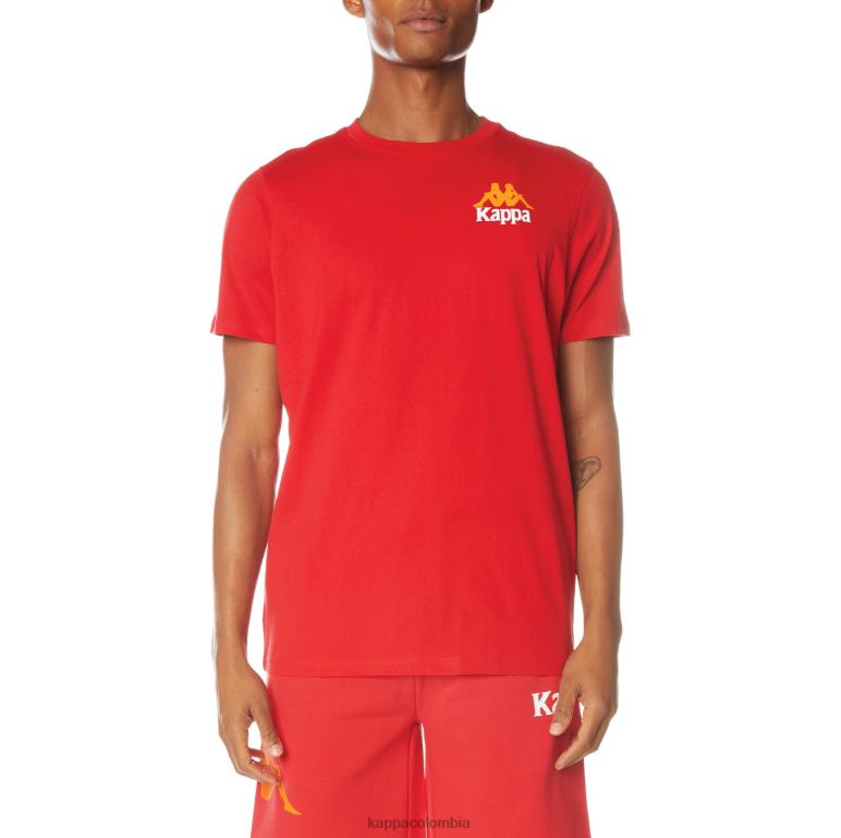 Kappa hombres camiseta de auténticos capaces rojo B8N4D147