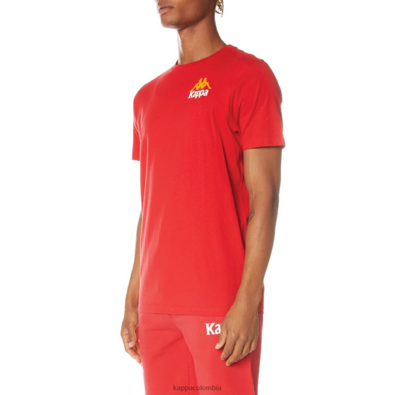 Kappa hombres camiseta de auténticos capaces rojo B8N4D147
