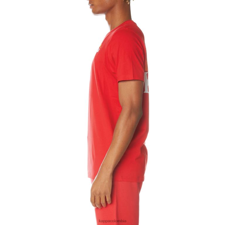 Kappa hombres camiseta de auténticos capaces rojo B8N4D147