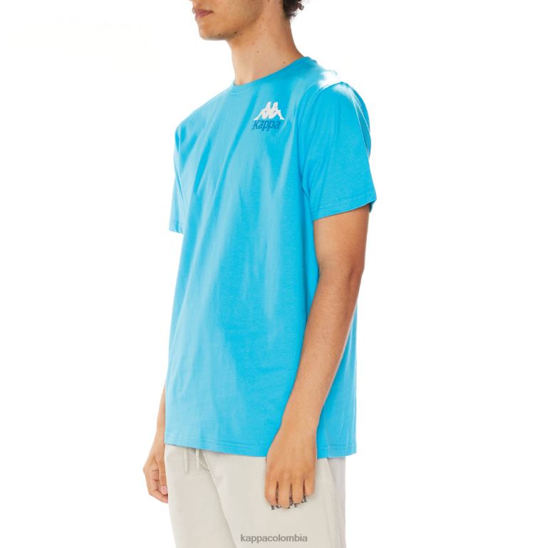 Kappa hombres camiseta de auténticos capaces turquesa B8N4D130