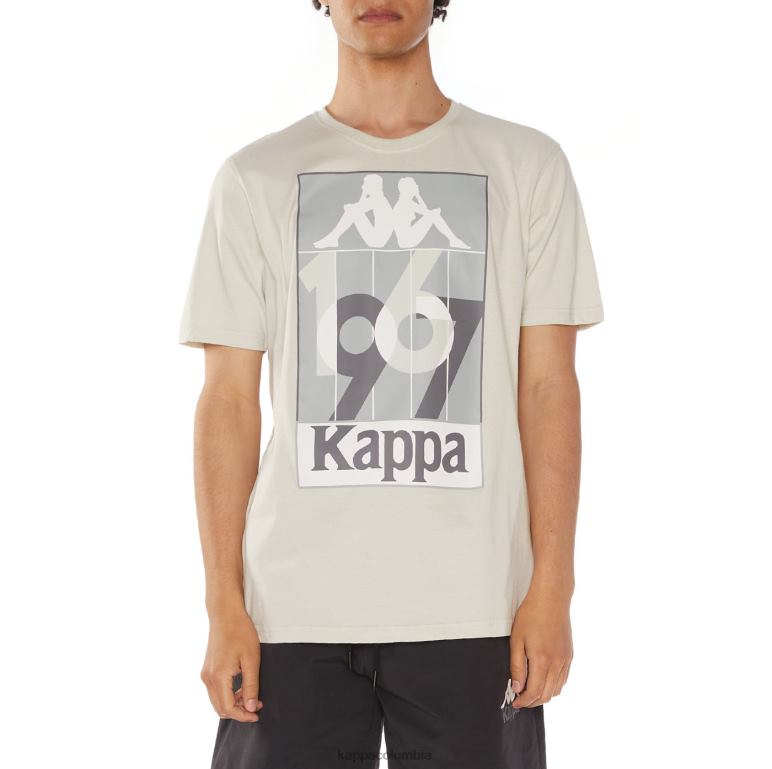 Kappa hombres camiseta de quinn gris B8N4D140