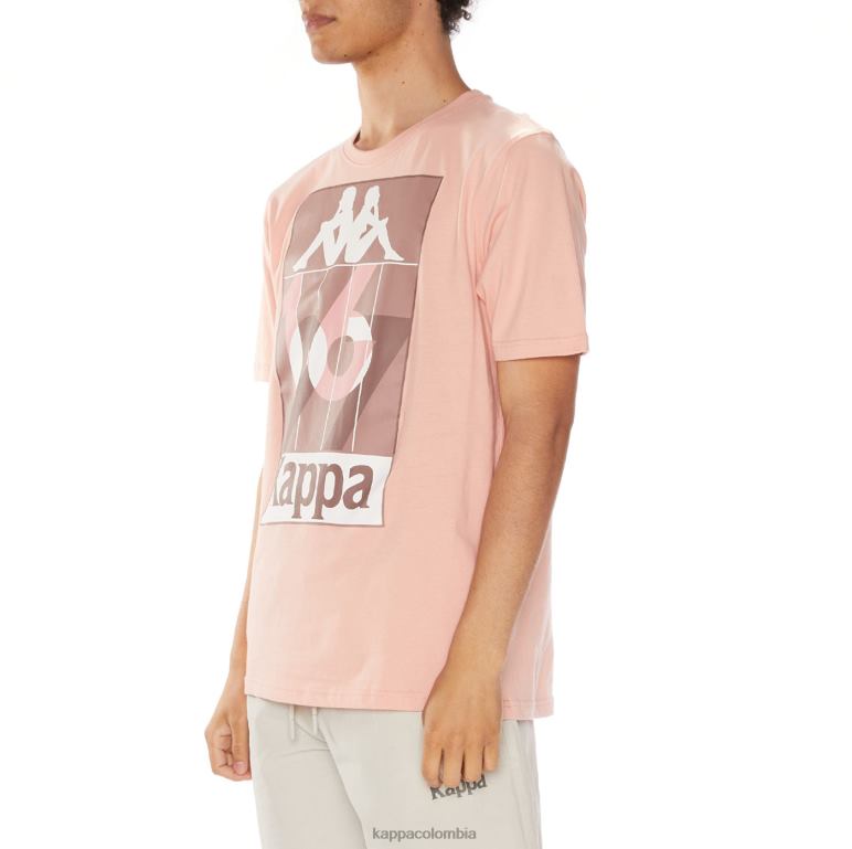 Kappa hombres camiseta de quinn rosa B8N4D107