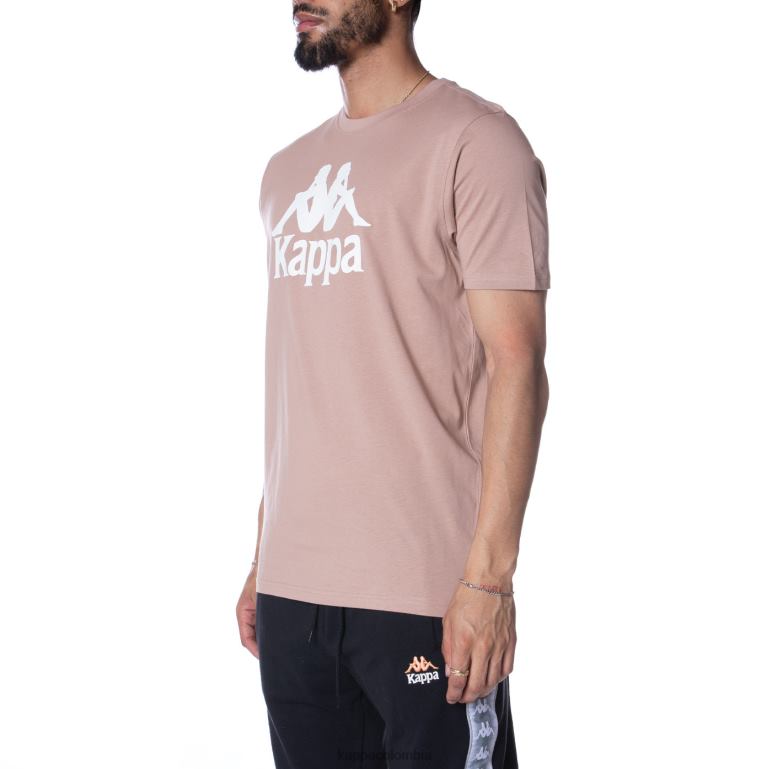 Kappa hombres camiseta estessi autentica beige B8N4D156