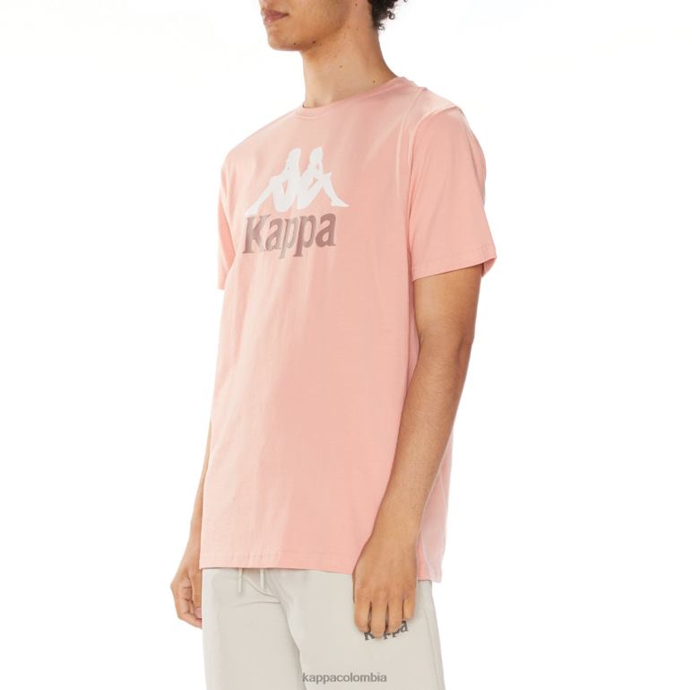 Kappa hombres camiseta estessi autentica rosa B8N4D105