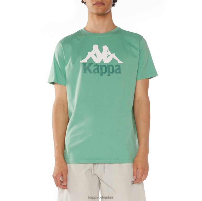 Kappa hombres camiseta estessi autentica verde B8N4D106