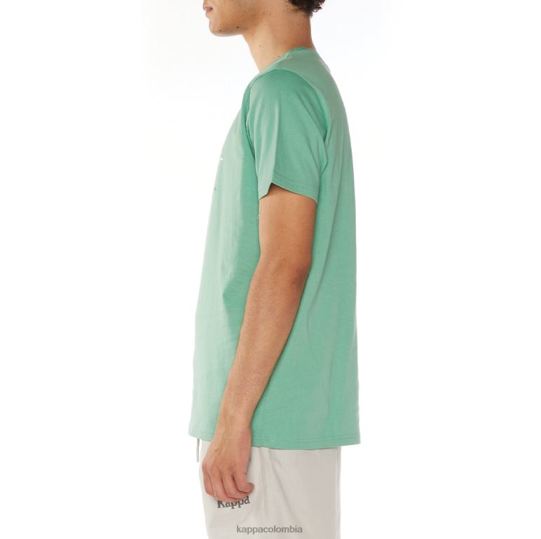 Kappa hombres camiseta estessi autentica verde B8N4D106