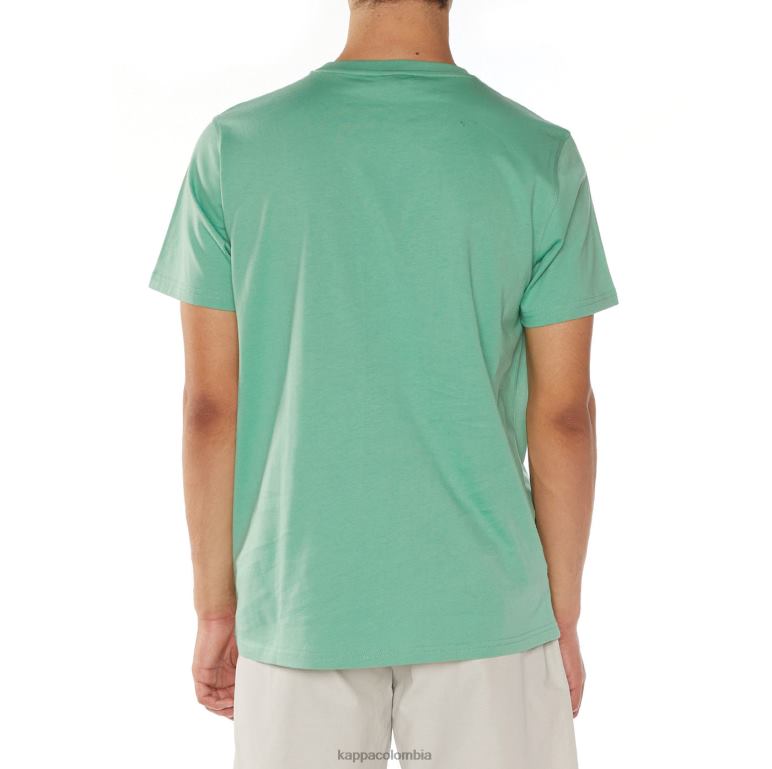 Kappa hombres camiseta estessi autentica verde B8N4D106